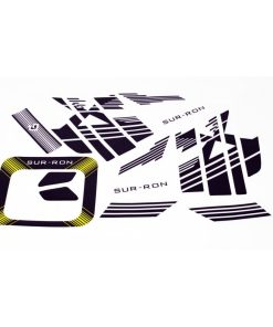 Light Bee Decals/Sticker Kit - Black & White